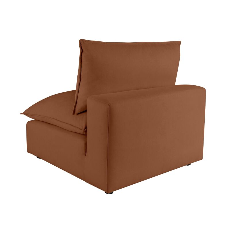 Ren L0098 Ac Cali Rust Armless Chair 3