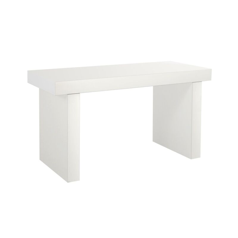 Tov H68331 Clara Glossy White Lacquer Desk 4
