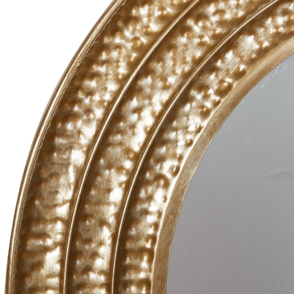 600109 Gold Glam Metal Wall Mirror 10