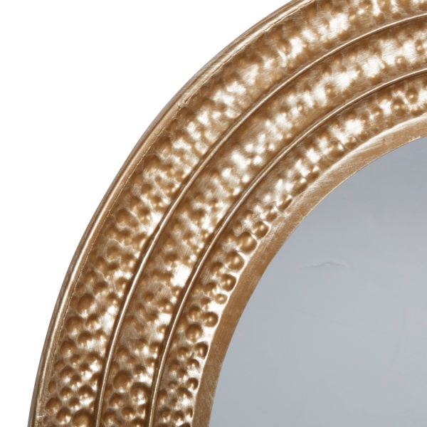 600109 Gold Glam Metal Wall Mirror 11