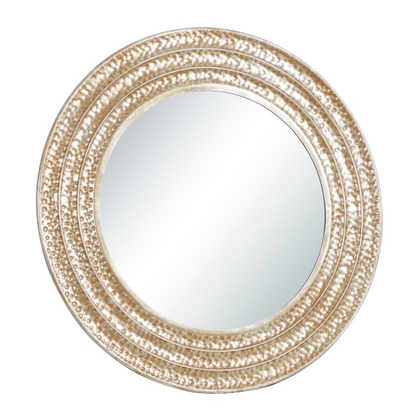600109 Gold Glam Metal Wall Mirror 12