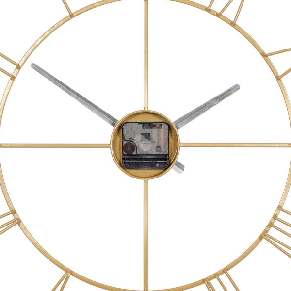 600306 Cosmoliving By Cosmopolitan Gold Metal Glam Wall Clock 3