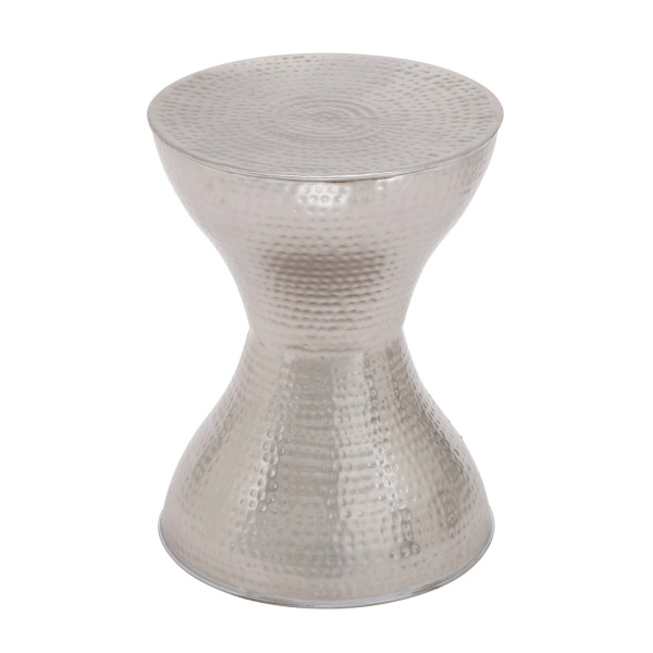 600335 Silver Metal Contemporary Accent Table 6