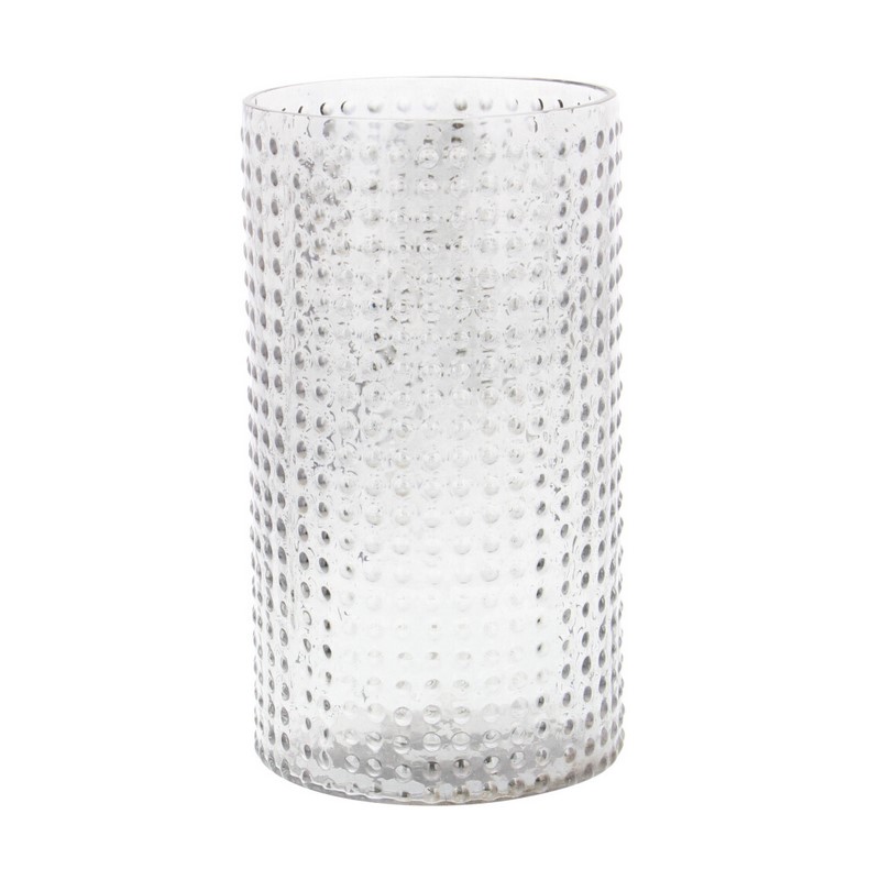 600582 Set Of 3 Clear Glass Traditional Candle Holder 4