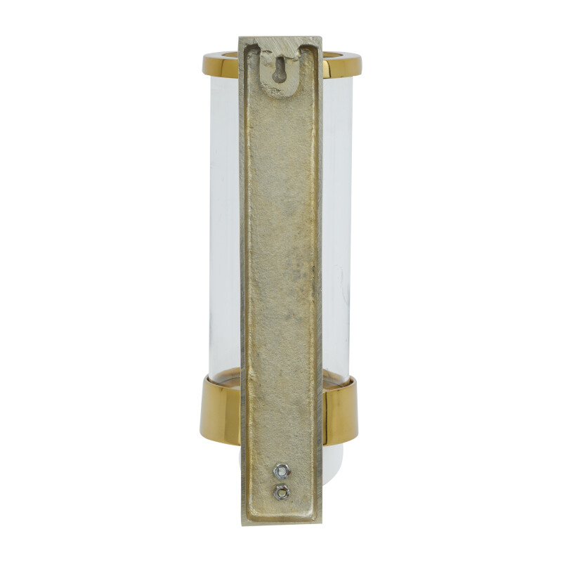 601827 Gold Aluminum Contemporary Wall Sconce