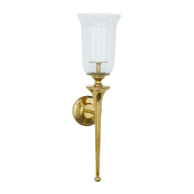 601830 Gold Aluminum Traditional Wall Sconce