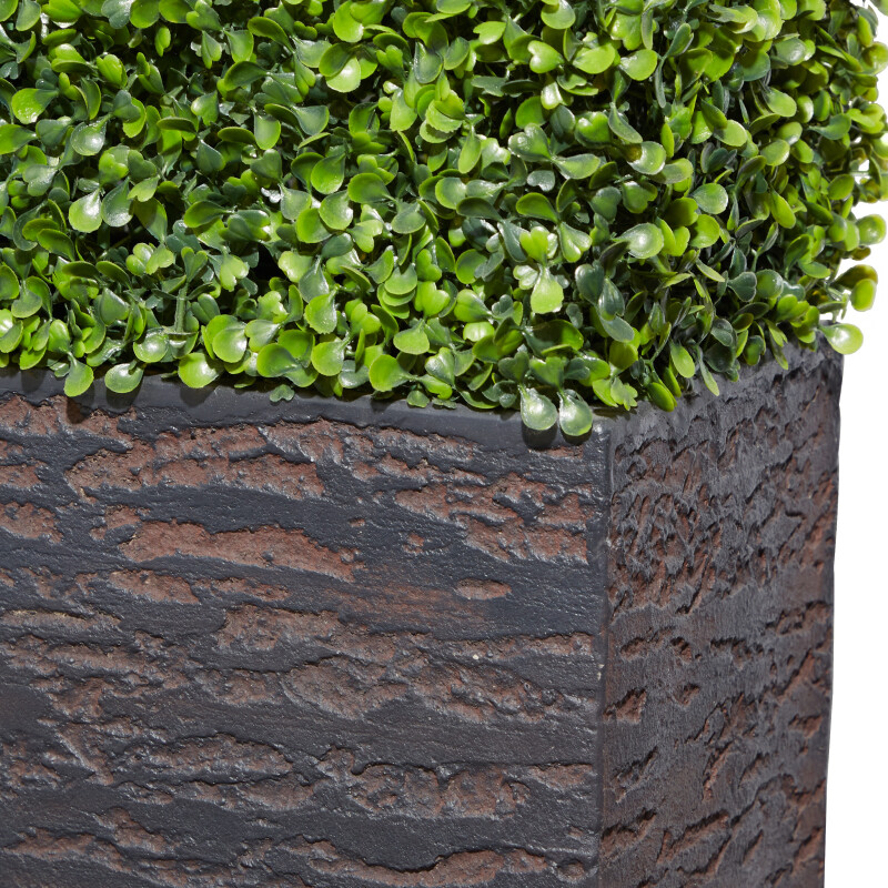 602736 22r X 59r Tall Artificial Green Boxwood Hedge Indoor Outdoor Decor 12
