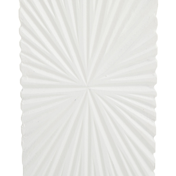 603050 White Cosmoliving By Cosmopolitan Set Of 3 White Wood Contemporary Candle Holder 3