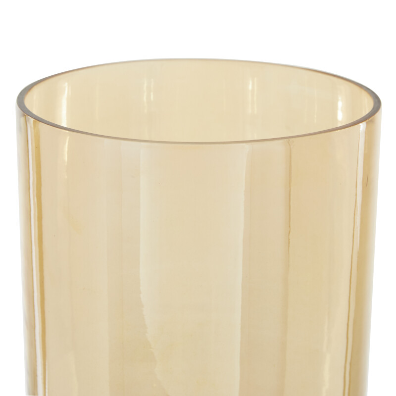 603291 Clear Gold Aluminum Traditional Hurricane Lamp 2