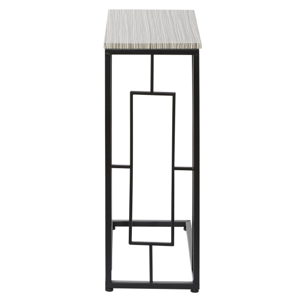 603630 Black Contemporary Metal Accent Table 2