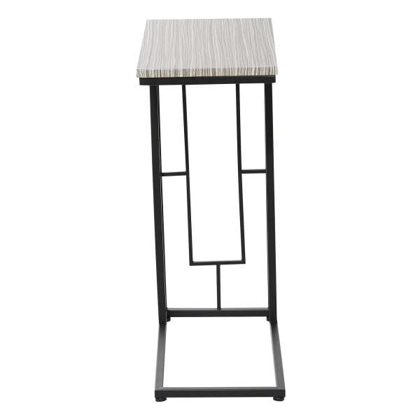 603630 Black Contemporary Metal Accent Table 5