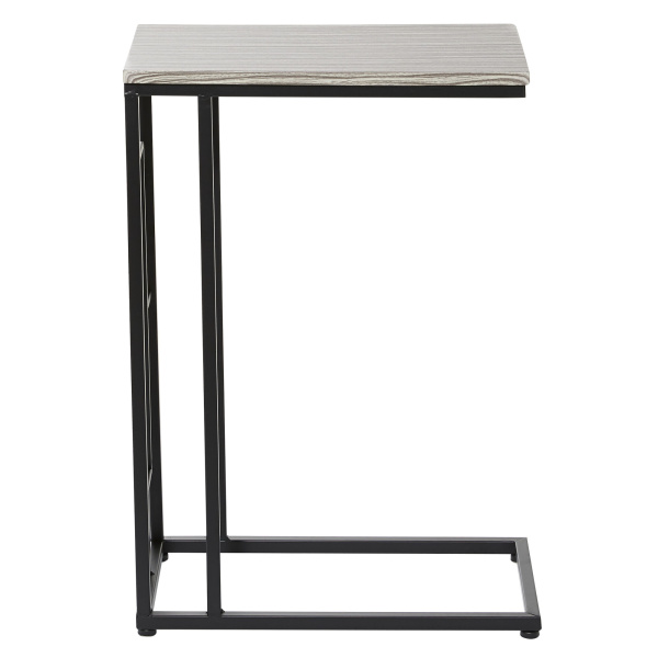 603630 Black Contemporary Metal Accent Table 6