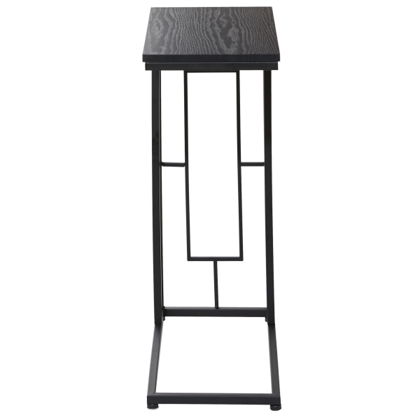 603631 Black Metal Contemporary Accent Table 6