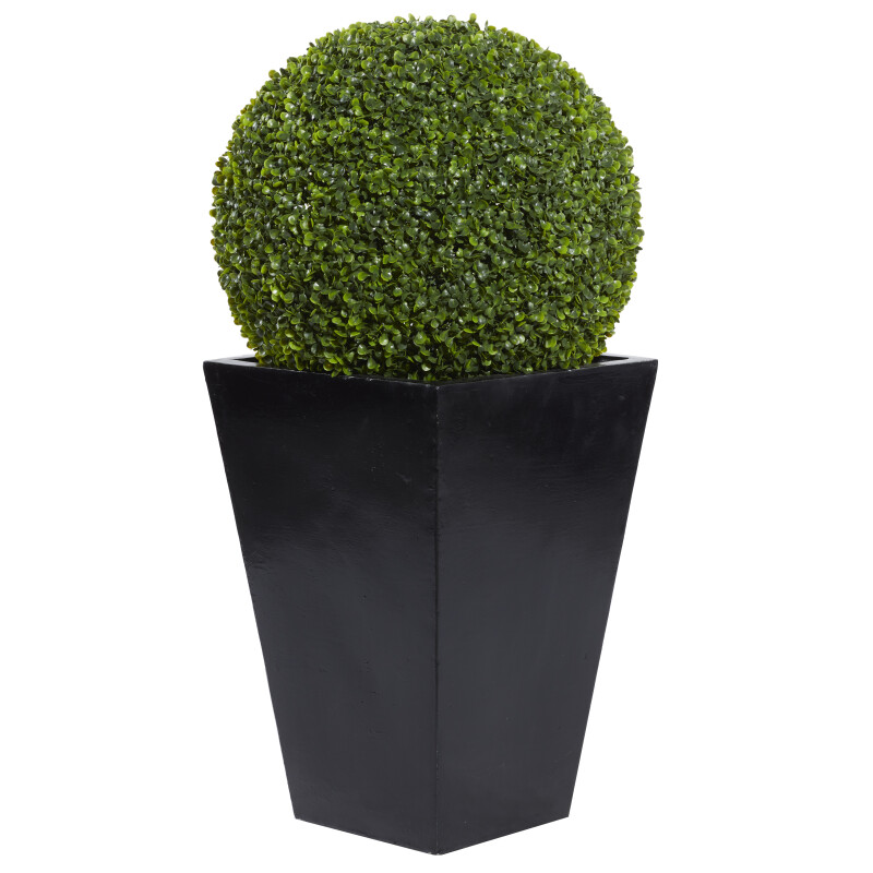 604048 Green Black Fiberglass Contemporary Artificial Foliage 1