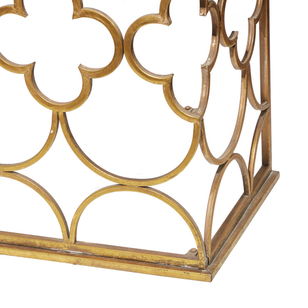 604252 Gold Glam Metal Console Table 6