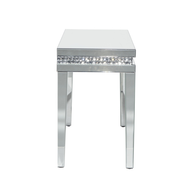 604425 Silver Wood Glam Console Table 10