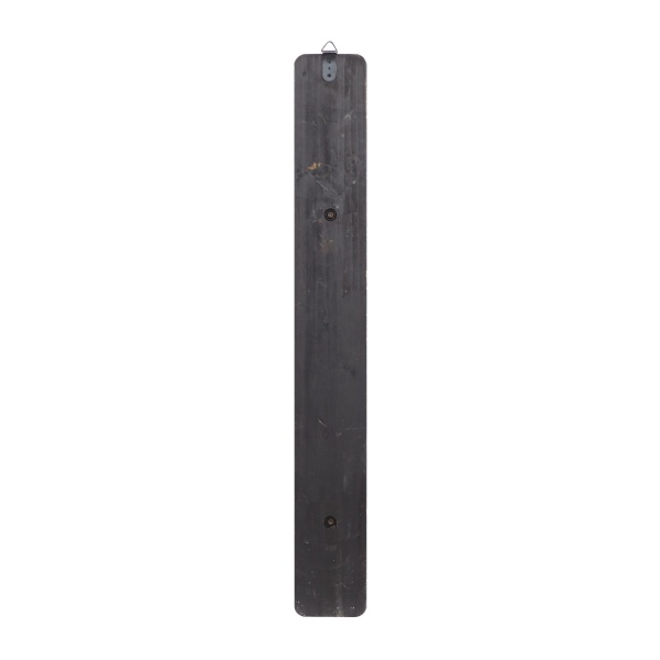 604500 Black Metal Rustic Candle Wall Sconce 3