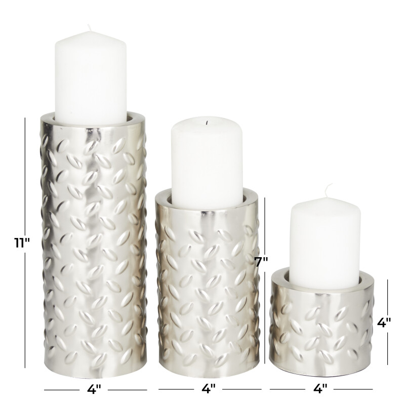 604598 Metal Contemporary Candle Holder 2