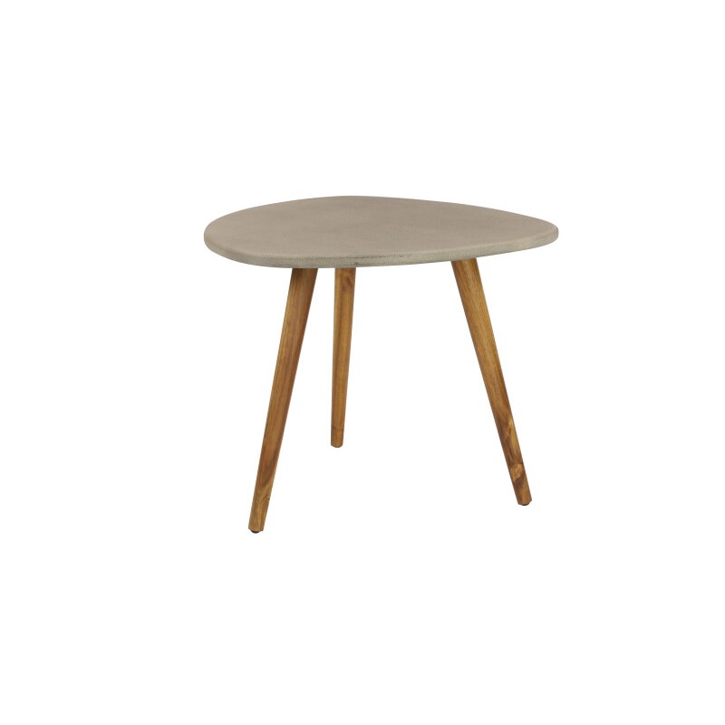 604988 Grey Brown Grey Resin Modern Outdoor Accent Table 7