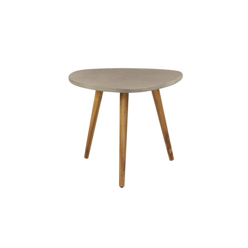 604988 Grey Brown Grey Resin Modern Outdoor Accent Table 8