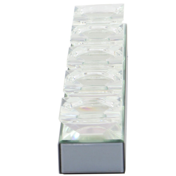 605155 Clear Mirror Glam Candlestick Holders 6
