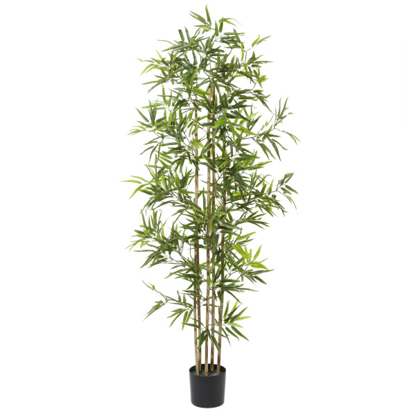 605861 Brown Artificial Bamboo Plants Indoor 6