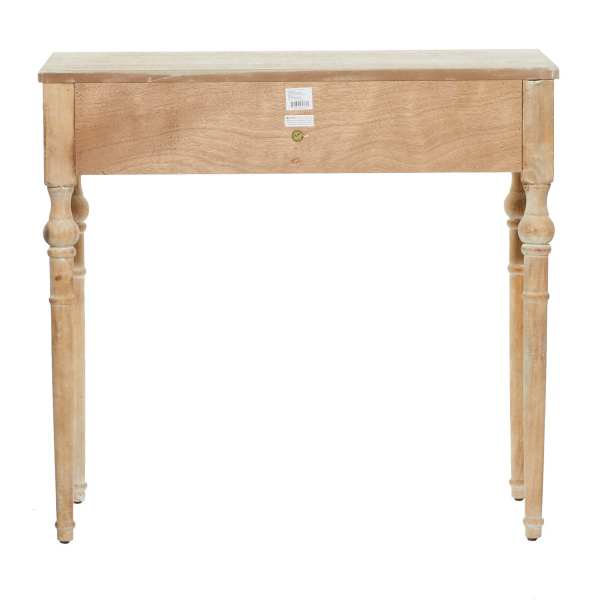 606280 Brown Farmhouse Wood Console Table 2