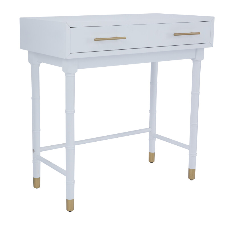607003 White White Wood Traditional Vanity With Stool Set Of 2 31 31 H 12