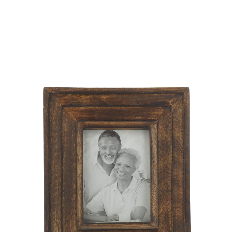 UMA 600494 Set of 2 Brown Wood Vintage Photo Frame 5