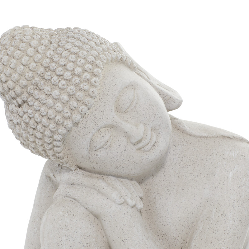 UMA 601331 Grey Magnesium Ide Buddha Garden Sculpture 4