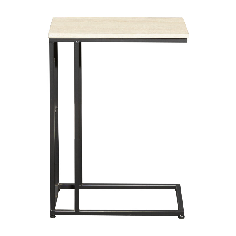 UMA 603621 Black Metal and Wood Contemporary Accent Table 11