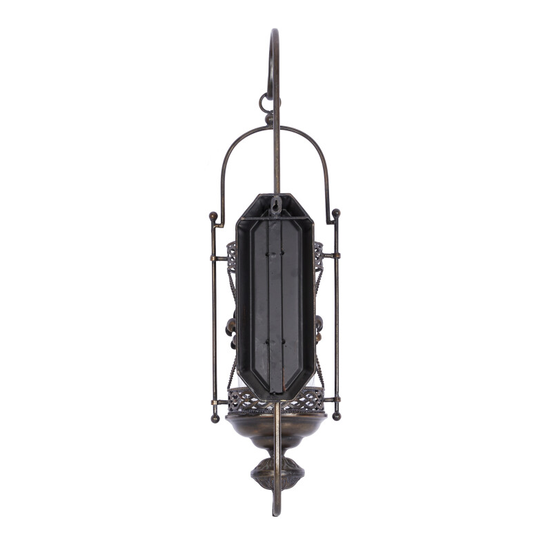UMA 604458 Brown Glass Traditional Candle Wall Sconce 5