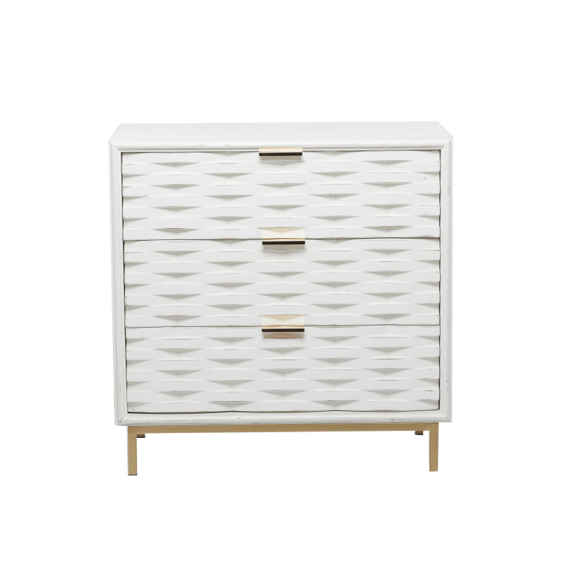 White Wood Contemporary Cabinet, 32" x 32" x 16"