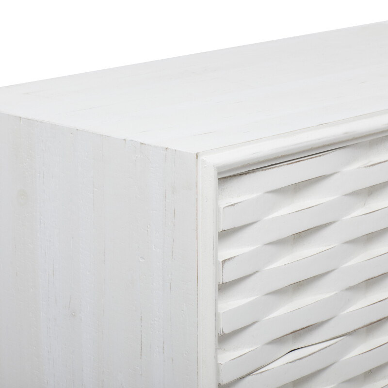 UMA 606411 White Wood Contemporary Cabinet 9