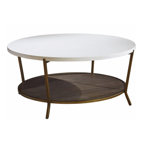 Stone Top Playlist Round Cocktail Table