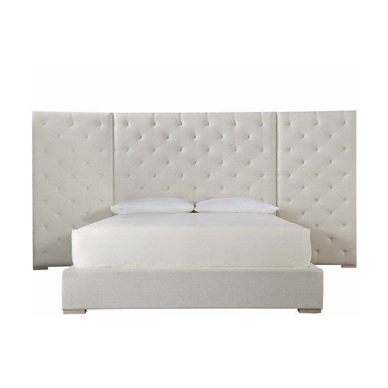 643210BW Modern Brando Bed Queen With Wall Panel
