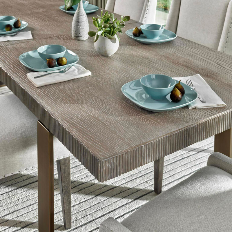 645755 Extendable Modern Robards Dining Table 3