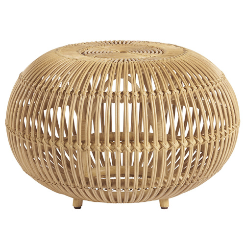 Coastal Living Small Rattan Scatter Table