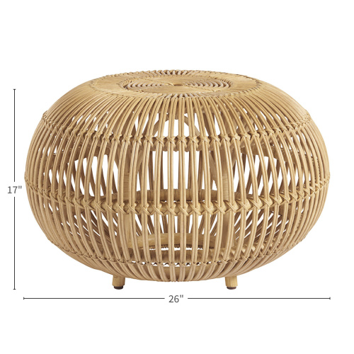 833811 Coastal Living Small Rattan Scatter Table 2