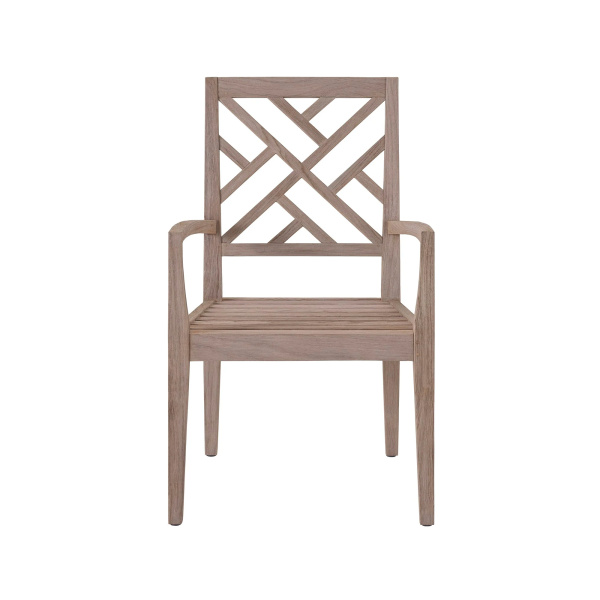 U012637 Teak Coastal Living Outdoor La Jolla Dining Chair 6