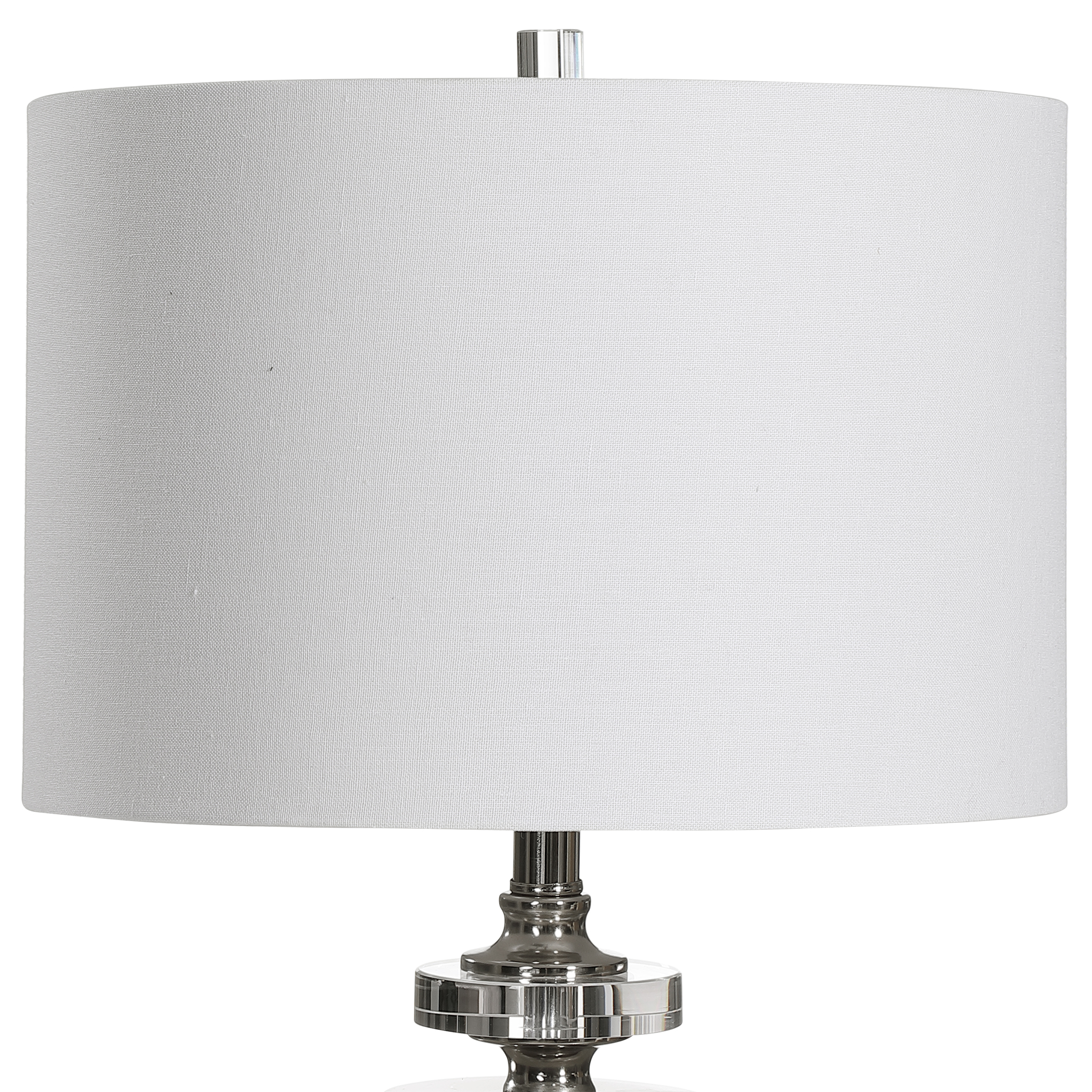 Calia White Table Lamp by Uttermost