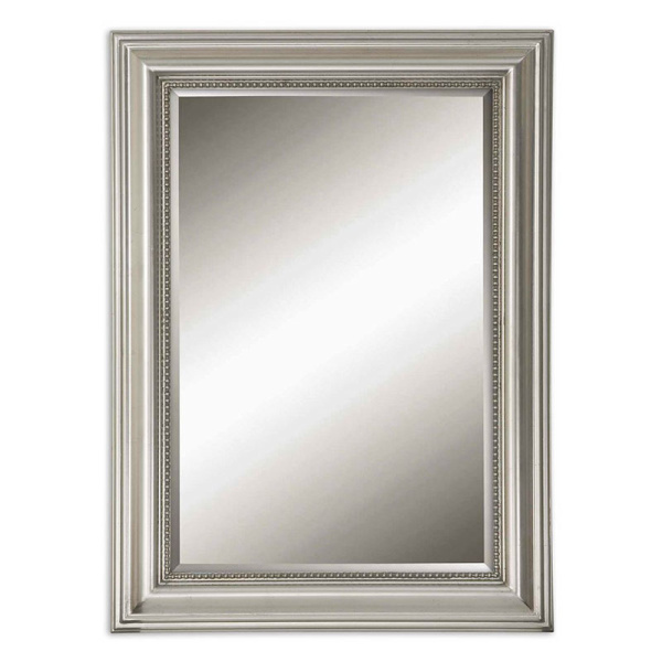 12005 B Uttermost Stuart Silver Beaded Mirror