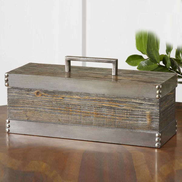 19669 Uttermost Lican Natural Wood Decorative Box