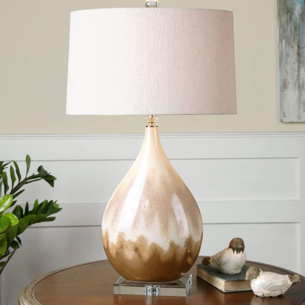 26171-1 Uttermost Flavian Glazed Ceramic Lamp