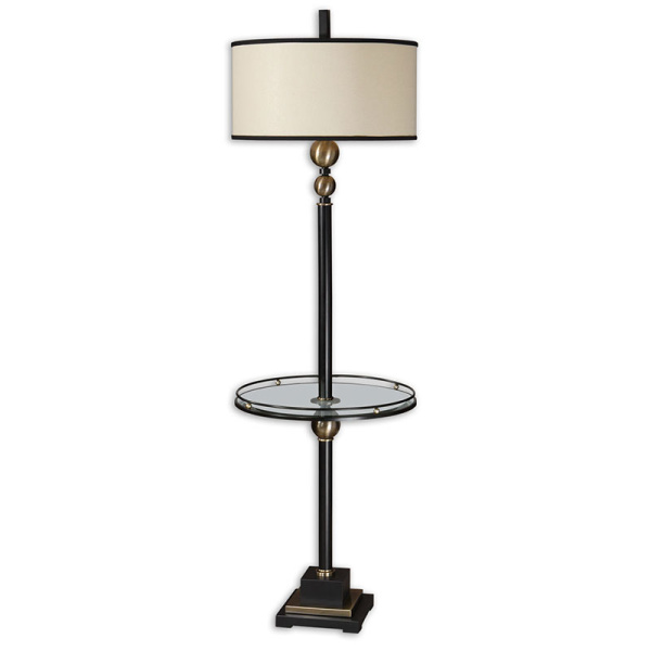 28571-1 Uttermost Revolution End Table Floor Lamp