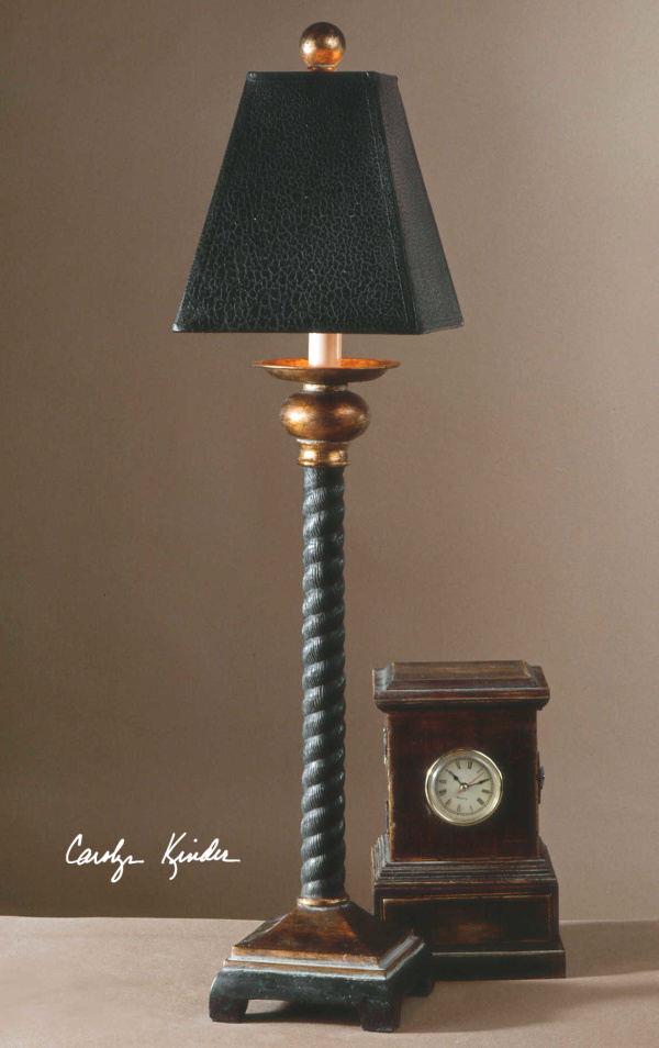 29007 Uttermost Bellcord Black Buffet Lamp