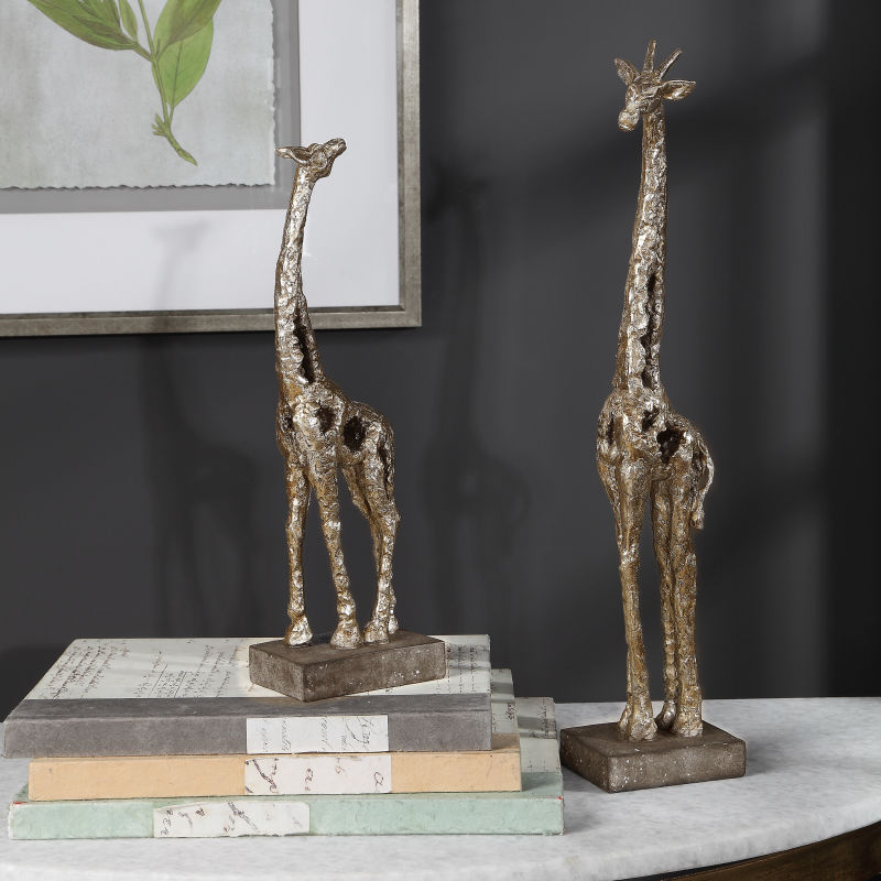17522 Uttermost Masai Giraffe Figurines Set of 2
