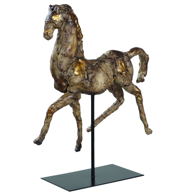 17585 Uttermost Caballo Dorado Horse Sculpture