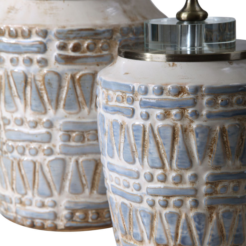 17740 Uttermost Lenape Ceramic Bottles S/2