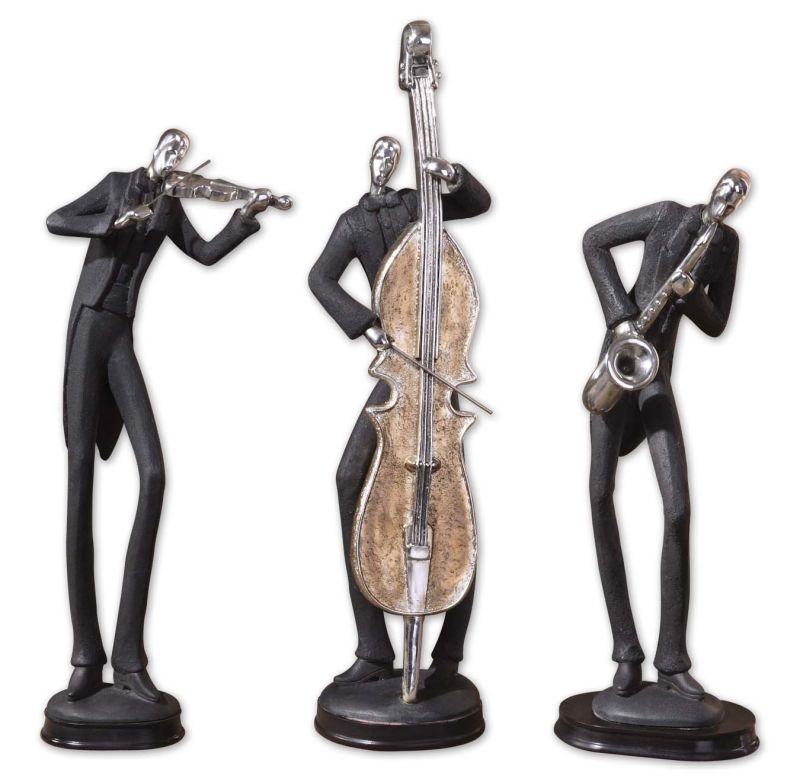 19061 Uttermost Musicians Decorative Figurines Set/3